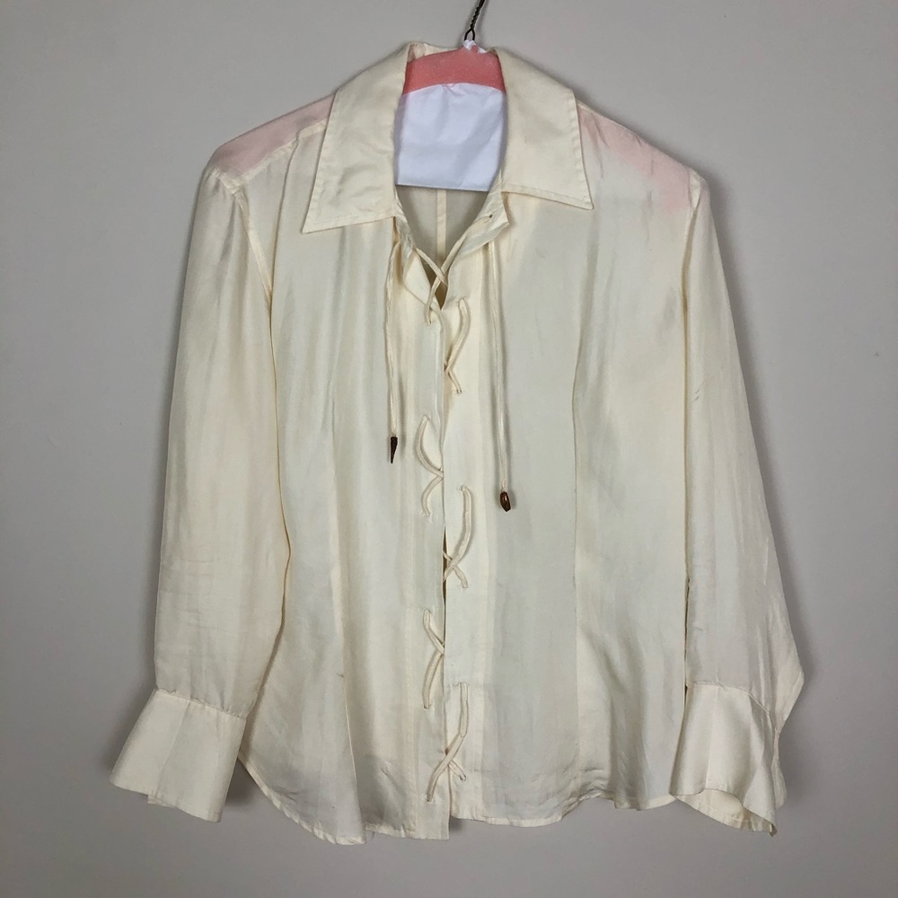 Roberto Cavalli 100% Silk Blouse - Picture 1 of 10